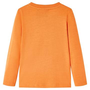 Kids' Long Sleeve T-Shirt - Dark Orange - Size 140 | Hipo Market