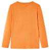 Kids' Long Sleeve T-Shirt - Dark Orange - Size 140 | Hipo Market