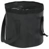 Folding Buckets 2 pcs Black 30 L PVC | Space-Saving Solution