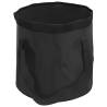 Folding Buckets 2 pcs Black 30 L PVC | Space-Saving Solution