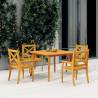 Garden Table 110x110x75 cm Solid Wood Acacia Size 110 x 110 x 75 cm Quantity in Package 1 