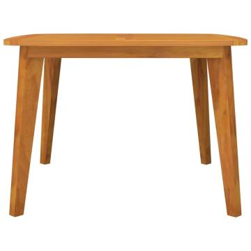 Solid Wood Acacia Garden Table - 110x110 cm | HipoMarket