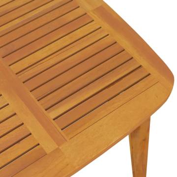 Solid Wood Acacia Garden Table - 110x110 cm | HipoMarket