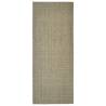 Sisal Rug for Scratching Post Taupe 80x200 cm - Hipomarket