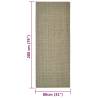 Sisal Rug for Scratching Post Taupe 80x200 cm - Hipomarket