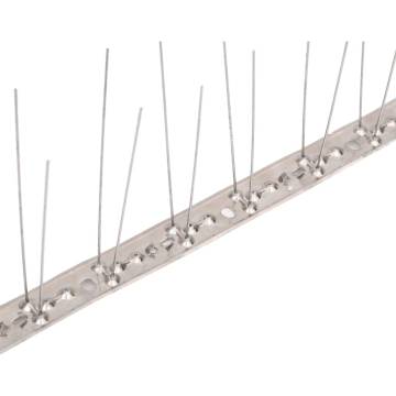 2-Row Stainless Steel Bird & Pigeon Spikes - Set of 6