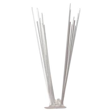 2-Row Stainless Steel Bird & Pigeon Spikes - Set of 6