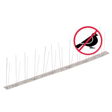 2-Row Stainless Steel Bird & Pigeon Spikes - Set of 6