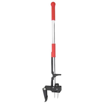 Weed Remover Red & Silver | 99.5 cm Anodised Aluminium Tool