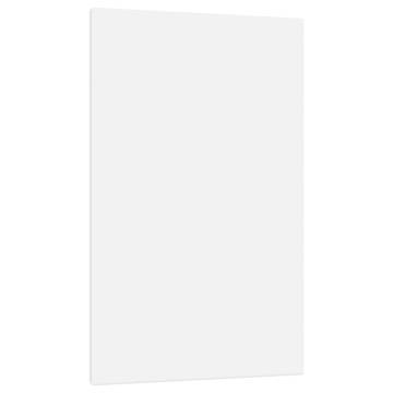 Stretched Canvases 12 pcs - White Fabric & Solid Wood Pine