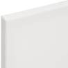 Stretched Canvases 12 pcs - White Fabric & Solid Wood Pine