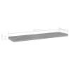 Concrete Grey Bookshelf Boards - 4 pcs | Hipomarket