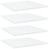 Bookshelf Boards 4 pcs White 40x40x1.5 cm Engineered Wood Colour white Size 40 x 40 x 1.5 cm Quantity in Package 4 