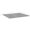 Bookshelf Boards 4 pcs Concrete Grey - Stylish Storage Solution