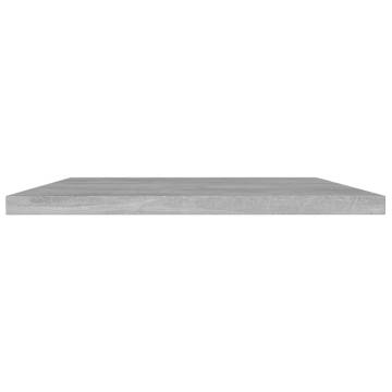 4 pcs Concrete Grey Bookshelf Boards | Hipomarket UK