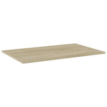 Bookshelf Boards 4 pcs Sonoma Oak | Quality Engineered Wood