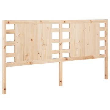 Headboard 126x4x100 cm - Solid Wood Pine | HipoMarket