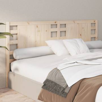 Headboard 126x4x100 cm - Solid Wood Pine | HipoMarket