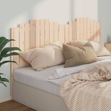 Stylish Solid Pine Bed Headboard 206x4x110 cm | Hipomarket