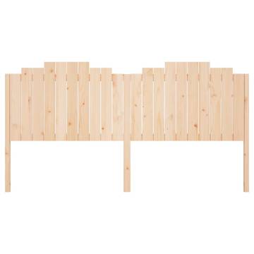 Stylish Solid Pine Bed Headboard 206x4x110 cm | Hipomarket