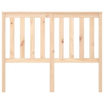 Stylish Solid Wood Pine Bed Headboard – 141x6x101 cm