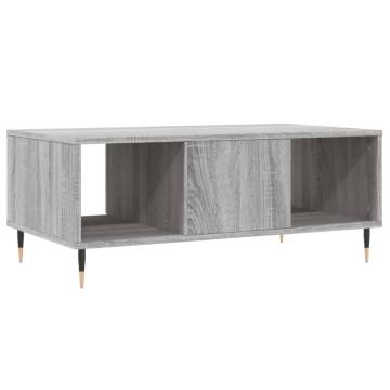 Elegant Grey Sonoma Coffee Table - 90x50 cm | HipoMarket