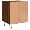 Trendy Brown Oak Bedside Cabinet - 40x35x50 cm