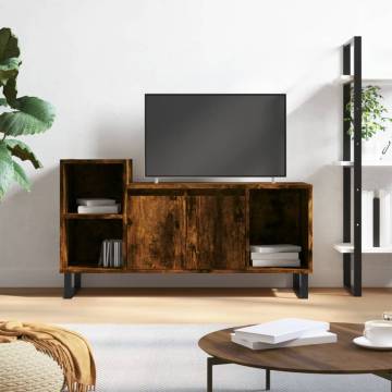 Stylish TV Cabinet Smoked Oak - 100x35x55 cm | Hipomarket