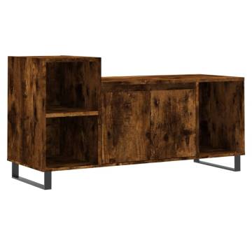 Stylish TV Cabinet Smoked Oak - 100x35x55 cm | Hipomarket