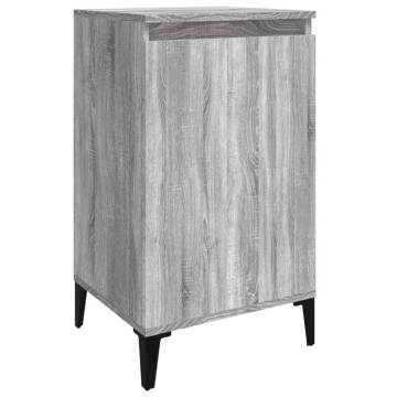 Bedside Cabinet Grey Sonoma - Stylish & Durable Storage