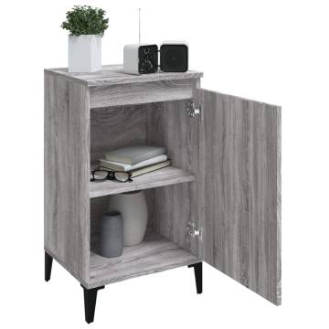 Bedside Cabinet Grey Sonoma - Stylish & Durable Storage