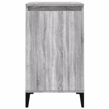 Bedside Cabinet Grey Sonoma - Stylish & Durable Storage