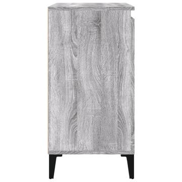 Bedside Cabinet Grey Sonoma - Stylish & Durable Storage