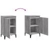 Bedside Cabinet Grey Sonoma - Stylish & Durable Storage