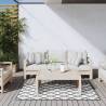 Outdoor Rug Grey and White 80x150 cm Reversible Design Colour grey and white Size 80 x 150 cm Quantity in Package 1 