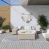 Outdoor Rug Grey and White 80x250 cm Reversible Design Colour grey Size 80 x 250 cm Quantity in Package 1 