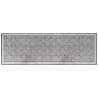 Outdoor Rug Grey and White 80x250 cm - Reversible Design