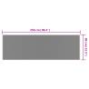 Outdoor Rug Grey and White 80x250 cm - Reversible Design