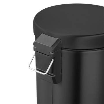 EKO Pedal Bin Classic 5L Black - Stylish Waste Solution