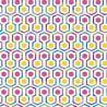 Noordwand Wallpaper Good Vibes Hexagon Pattern Pink and Yellow Colour pink and yellow Quantity in Package 1 