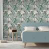 DUTCH WALLCOVERINGS Wallpaper Eden Grey and Light Green Colour grey Quantity in Package 1 