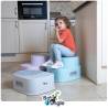 Bo Jungle Step Up Stool Grey - Ideal for Potty Training