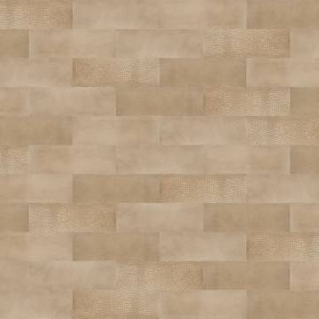 WallArt Leather Tiles Salisbury Sandy Beige - 16 pcs