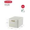 Curver 30L Storage Box with Lid - Creamy White - Hipomarket