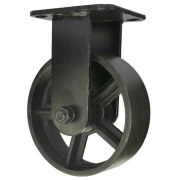 Mac Lean Fixed Caster Wheel 150mm - 2 pcs Black