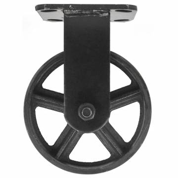 Mac Lean Fixed Caster Wheel 150mm - 2 pcs Black