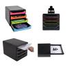 Exacompta Big-Box Desktop Drawer Set Aquarel - 4 Drawers