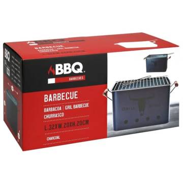 ProGarden Rectangular BBQ Grill - Matte Dark Blue