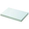 Stylish Glass Shelves - 2 pcs Clear Panels 20x25 cm