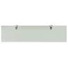 Floating Glass Shelves - 2 pcs 80x20 cm | Hipomarket UK